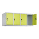 C+P Aufsatzschrank, 7035/0024 500x1200x500mm Verschluss Sicherheits-Drehriegel 4 Abteile-1