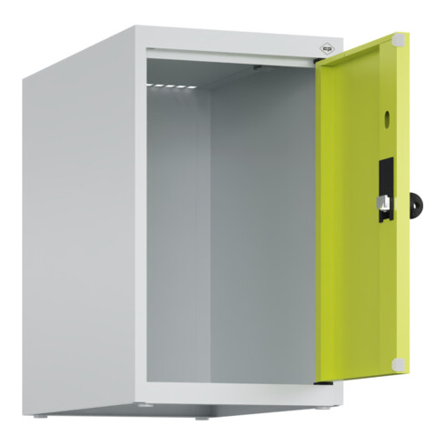 C+P Aufsatzschrank, 7035/0024 500x300x500mm Verschluss Sicherheits-Drehriegel 1 Abteile