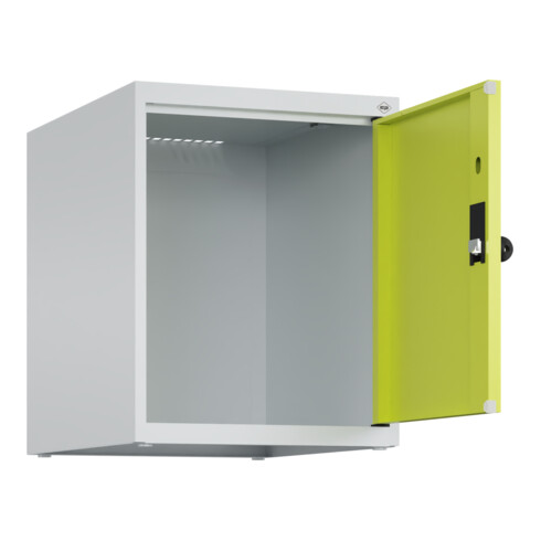 C+P Aufsatzschrank, 7035/0024 500x400x500mm Verschluss Sicherheits-Drehriegel 1 Abteile
