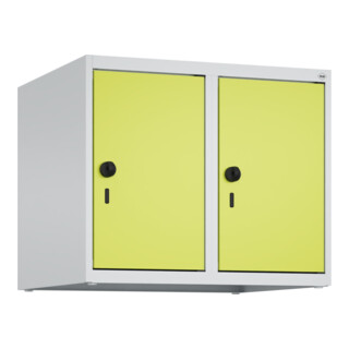 C+P Aufsatzschrank, 7035/0024 500x600x500mm Verschluss Sicherheits-Drehriegel 2 Abteile