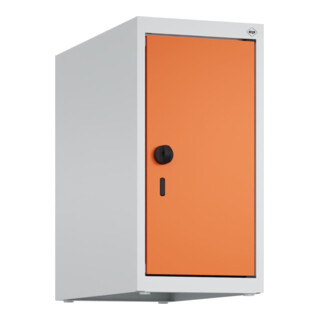 C+P Aufsatzschrank, 7035/2004 500x250x500mm Verschluss Sicherheits-Drehriegel 1 Abteile