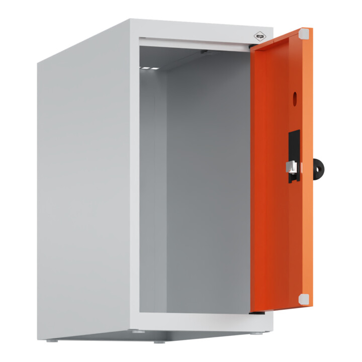 C+P Aufsatzschrank, 7035/2004 500x250x500mm Verschluss Sicherheits-Drehriegel 1 Abteile