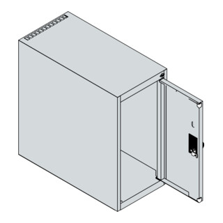 C+P Aufsatzschrank,  Zylinderschloss