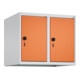 C+P Aufsatzschrank, 7035/2004 500x600x500mm Verschluss Sicherheits-Drehriegel 2 Abteile-1