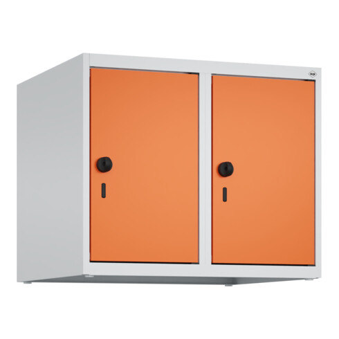 C+P Aufsatzschrank, 7035/2004 500x600x500mm Verschluss Sicherheits-Drehriegel 2 Abteile
