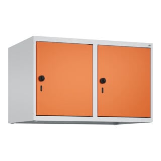 C+P Aufsatzschrank, 7035/2004 500x800x500mm Verschluss Sicherheits-Drehriegel 2 Abteile