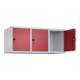 C+P Aufsatzschrank, 7035/3003 500x1200x500mm Verschluss Sicherheits-Drehriegel 3 Abteile-2