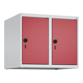 C+P Aufsatzschrank, 7035/3003 500x600x500mm Verschluss Sicherheits-Drehriegel 2 Abteile