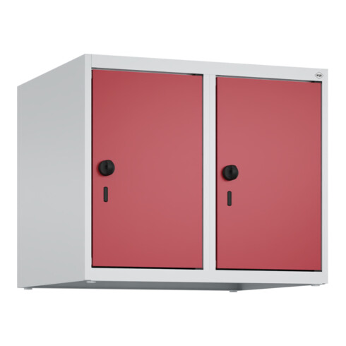 C+P Aufsatzschrank, 7035/3003 500x600x500mm Verschluss Sicherheits-Drehriegel 2 Abteile