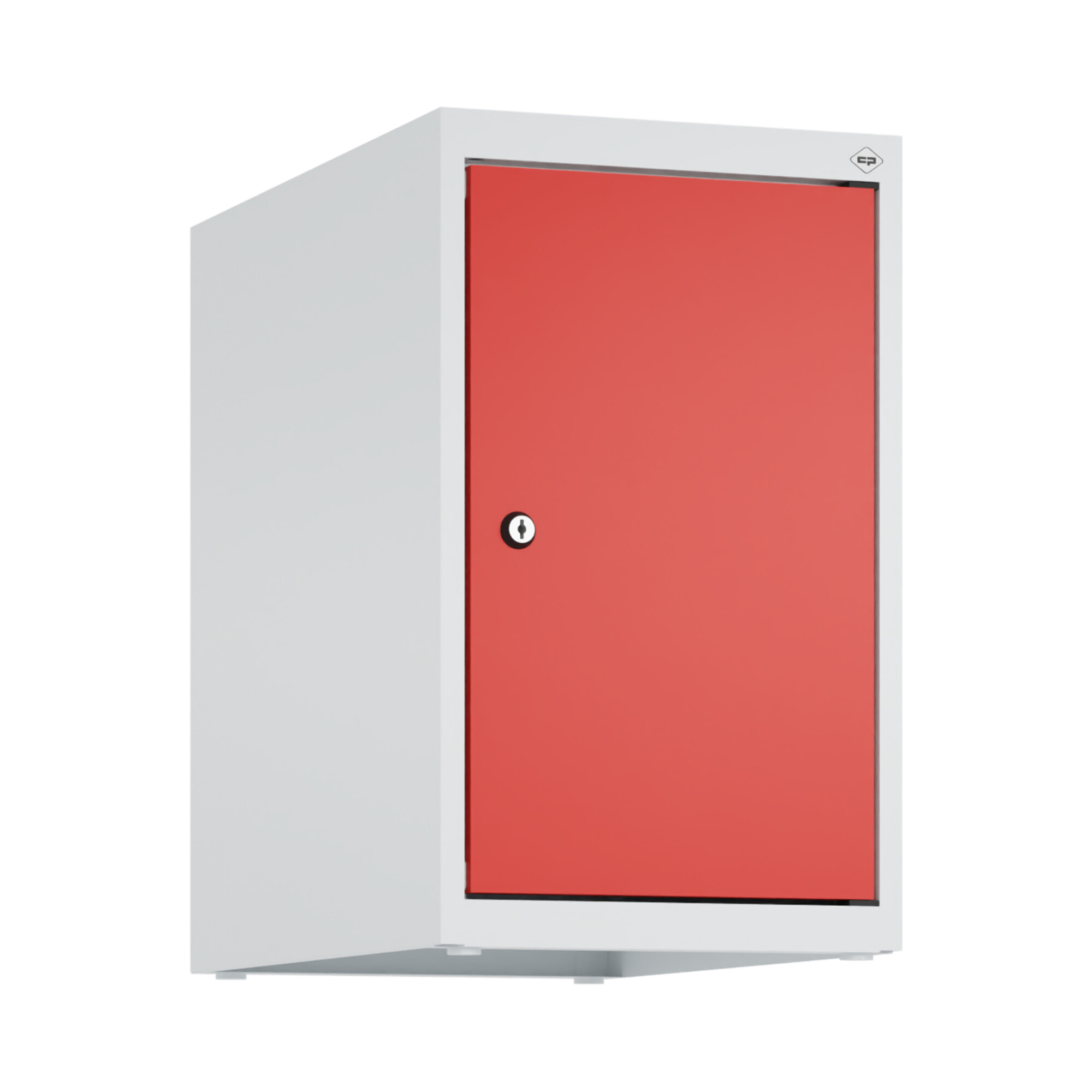 C+P Aufsatzschrank, 7035/3020 500x300x500mm Verschluss Zylinderschloss 1 Abteile ; C + P Möbelsysteme