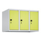 C+P Aufsatzschrank, 7035 500x750x500mm Front 1108060 RDS Viridingrün Verschluss Sicherheits-Drehriegel 3 Abteile-1