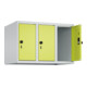C+P Aufsatzschrank, 7035 500x750x500mm Front 1108060 RDS Viridingrün Verschluss Sicherheits-Drehriegel 3 Abteile-2