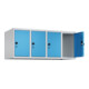 C+P Aufsatzschrank, 7035/5012 500x1200x500mm Verschluss Sicherheits-Drehriegel 4 Abteile-2