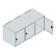 C+P Aufsatzschrank, 7035/5012 500x1200x500mm Verschluss Zylinderschloss 3 Abteile-5