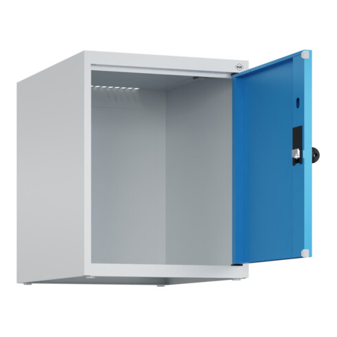 C+P Aufsatzschrank, 7035/5012 500x400x500mm Verschluss Sicherheits-Drehriegel 1 Abteile