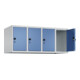 C+P Aufsatzschrank, 7035/5023 500x1200x500mm Verschluss Sicherheits-Drehriegel 4 Abteile-2