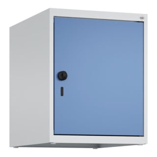C+P Aufsatzschrank, 7035/5023 500x400x500mm Verschluss Sicherheits-Drehriegel 1 Abteile