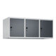 C+P Aufsatzschrank, 7035/7016 500x1200x500mm Verschluss Sicherheits-Drehriegel 3 Abteile-1