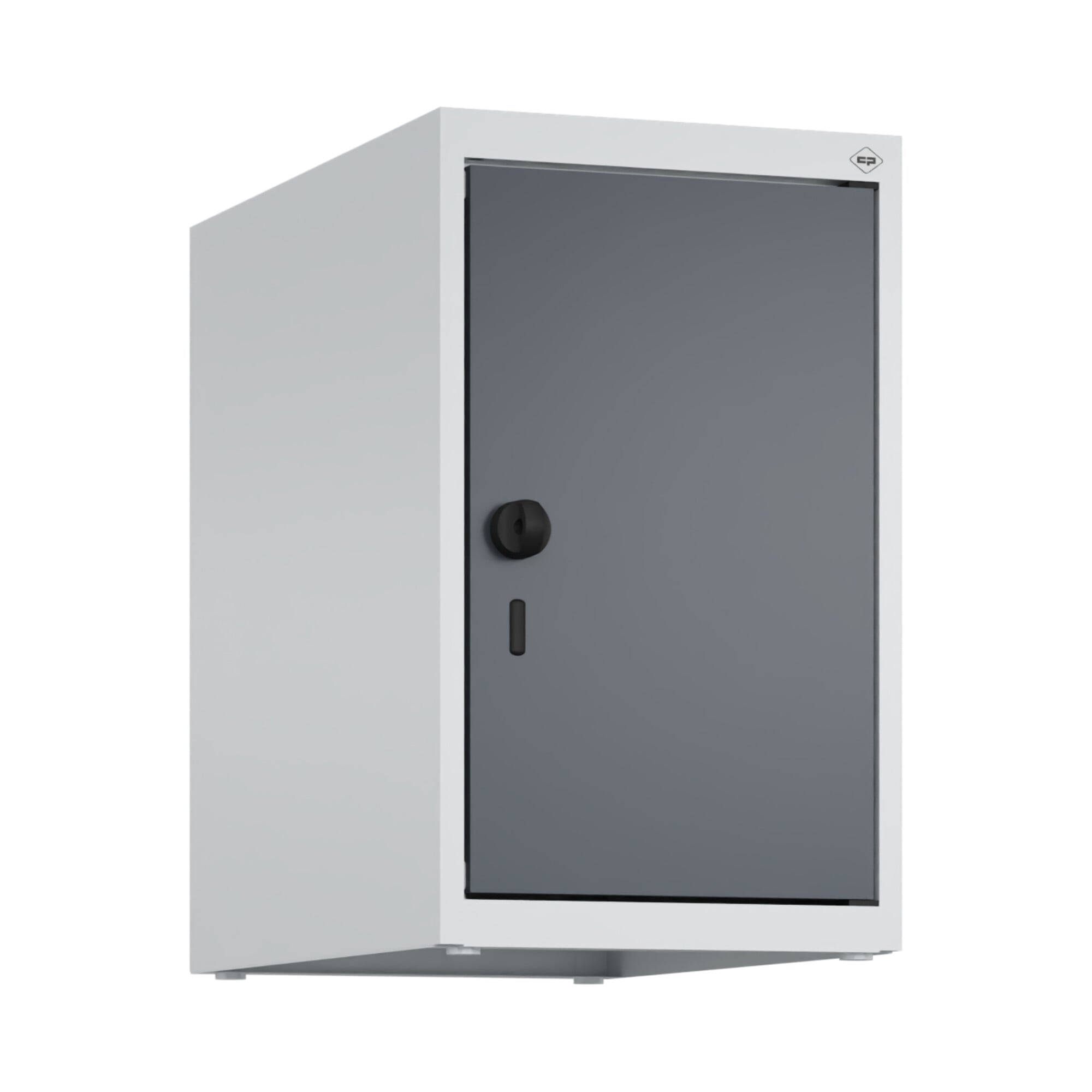 C+P Aufsatzschrank, 7035/7016 500x300x500mm Verschluss Sicherheits-Drehriegel 1 Abteile ; C + P Möbelsysteme
