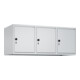 C+P Aufsatzschrank, 7035/7035 500x1200x500mm Verschluss Sicherheits-Drehriegel 3 Abteile-1