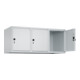C+P Aufsatzschrank, 7035/7035 500x1200x500mm Verschluss Sicherheits-Drehriegel 3 Abteile-2