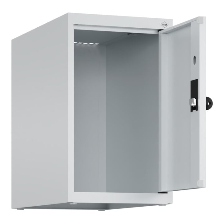 C+P Aufsatzschrank, 7035/7035 500x300x500mm Verschluss Sicherheits-Drehriegel 1 Abteile