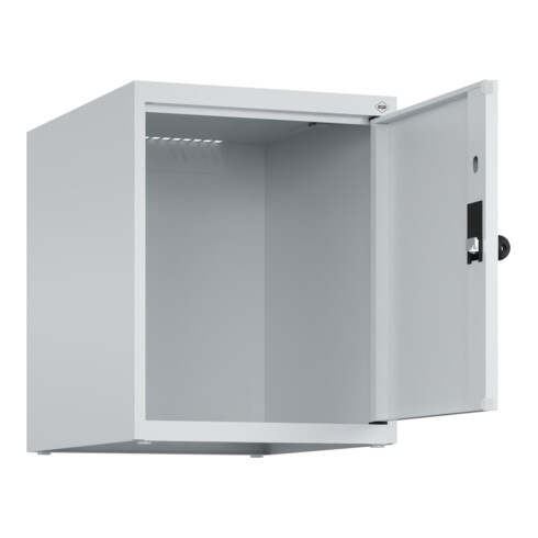 C+P Aufsatzschrank, 7035/7035 500x400x500mm Verschluss Sicherheits-Drehriegel 1 Abteile
