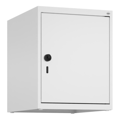 C+P Aufsatzschrank, 9016/9016 500x400x500mm Verschluss Sicherheits-Drehriegel 1 Abteile