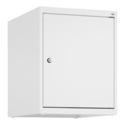 C+P Aufsatzschrank, 9016/9016 500x400x500mm Verschluss Zylinderschloss 1 Abteile