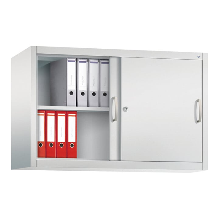 C+P Aufsatzschrank Acurado, H790xB1200xT400mm, Front Lichtgrau, Korpus Lichtgrau (2045-00)