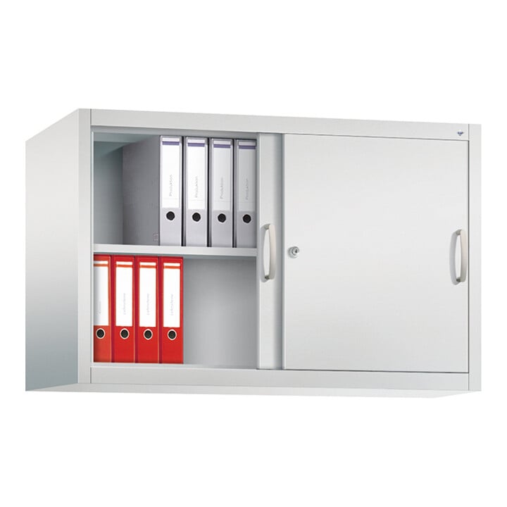 C+P Aufsatzschrank Acurado, H790xB1200xT500mm, Front Lichtgrau, Korpus Lichtgrau (2055-00)