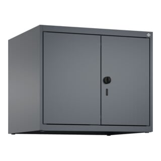 C+P Aufsatzschrank Classic PLUS, 500x500mm, 7016/7016 Verschluss Sicherheits-Drehriegel