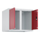 C+P Aufsatzschrank Classic PLUS, 2 Abteile, 500x600x500mm, 7035/3003 Verschluss Zylinderschloss-4