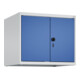 C+P Aufsatzschrank Classic PLUS, 2 Abteile, 500x600x500mm, 7035/5010 Verschluss Sicherheits-Drehriegel-1