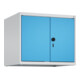 C+P Aufsatzschrank Classic PLUS, 2 Abteile, 500x600x500mm, 7035/5012 Verschluss Sicherheits-Drehriegel-1
