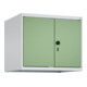 C+P Aufsatzschrank Classic PLUS, 2 Abteile, 500x600x500mm, 7035/6011 Verschluss Sicherheits-Drehriegel-1