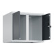 C+P Aufsatzschrank Classic PLUS, 2 Abteile, 500x600x500mm, 7035/7016 Verschluss Sicherheits-Drehriegel-1