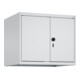 C+P Aufsatzschrank Classic PLUS, 2 Abteile, 500x600x500mm, 7035/7035 Verschluss Sicherheits-Drehriegel-1