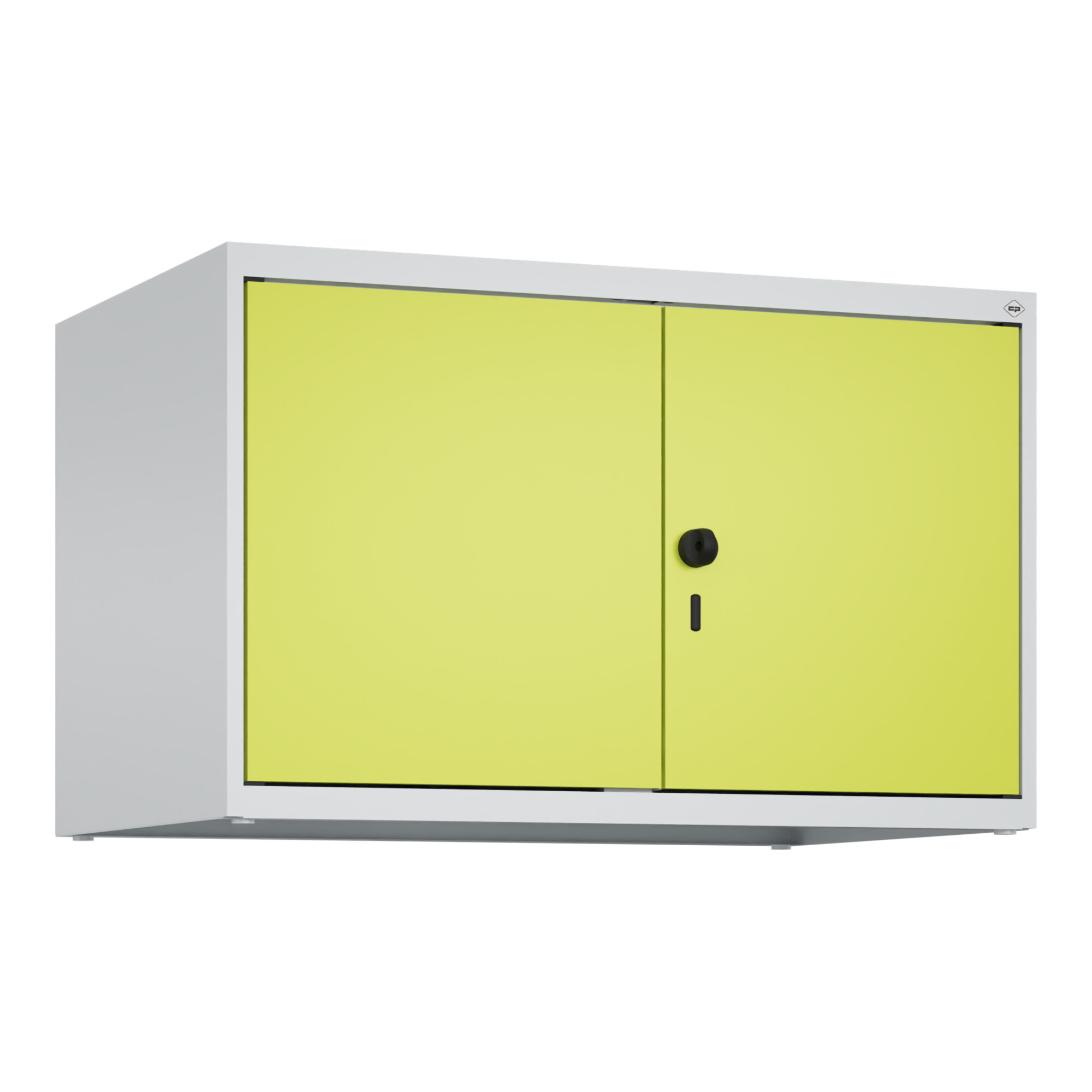 C+P Aufsatzschrank Classic PLUS, 2 Abteile, 500x800x500mm, 7035/0024 Verschluss Sicherheits-Drehriegel ; C + P Möbelsysteme
