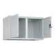 C+P Aufsatzschrank Classic PLUS, 2 Abteile, 500x800x500mm, 7035/7035 Verschluss Sicherheits-Drehriegel-2