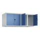 C+P Aufsatzschrank Classic PLUS, 4 Abteile, 500x1200x500mm, 7035/5023 Verschluss Sicherheits-Drehriegel-2