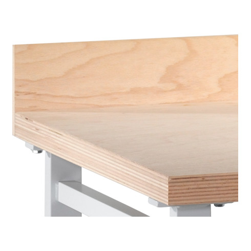 C+P Bord déroulable pour plan de travail Table de travail, H140xL1500xP12mm