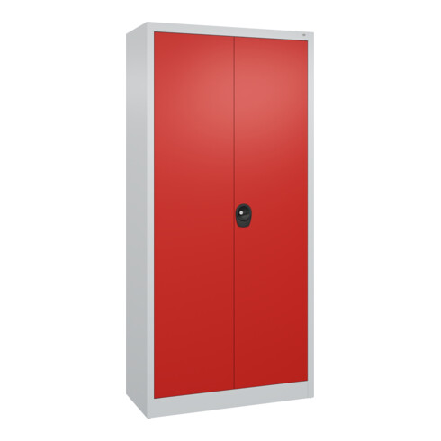 C+P Büro-Flügeltürenschrank Basis PLUS, 1950x930x400mm, 7035/3020
