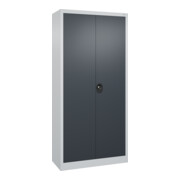 C+P Büro-Flügeltürenschrank Basis PLUS, 1950x930x400mm, 7035/7016-2