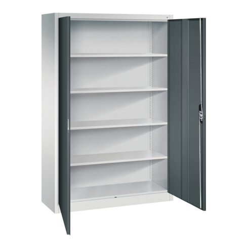 C+P Büroschrank Acurado, 1950x1200x400mm, 7035/7016