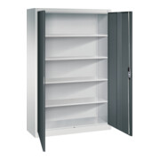 C+P Büroschrank Acurado, 1950x1200x400mm, 7035/7016