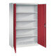 C+P Büroschrank Acurado, 1950x1200x500mm, 7035/3003-1