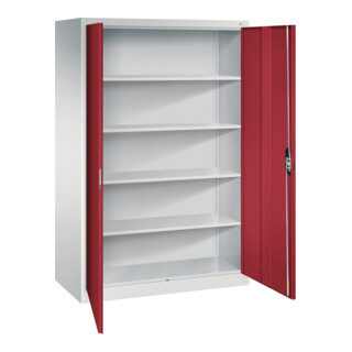 C+P Büroschrank Acurado, 1950x1200x600mm, 7035/3003
