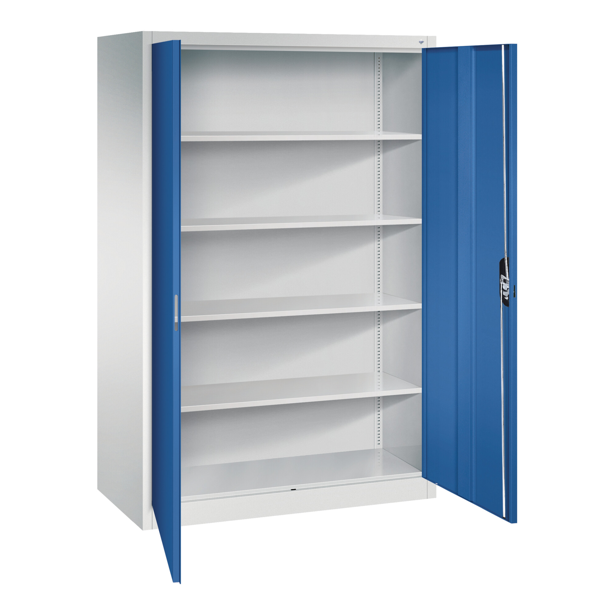 C+P Büroschrank Acurado, 1950x1200x600mm, 7035/5010 ; C + P Möbelsysteme