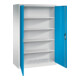 C+P Büroschrank Acurado, 1950x1200x600mm, 7035/5012-1